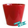 Vignette image Kit • Sublime // Pot Conique & Soucoupe Rouge Ø30