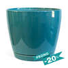 Vignette image Kit • Sublime // Pot Egg & Soucoupe Emeraude Ø25