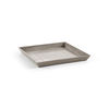 Vignette image Ecopots • Soucoupe Carré Taupe L35,5