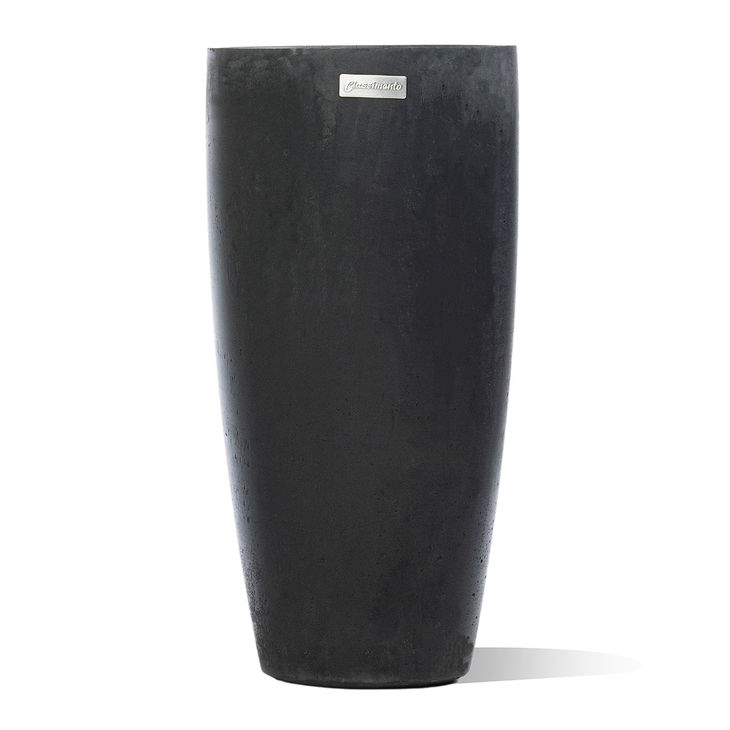 Acheter Vase Egg Anthracite Ø30 H60 : 