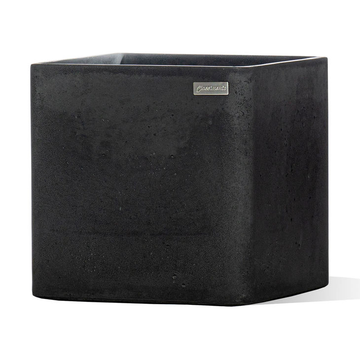 Acheter Pot Cube Anthracite L30 : 