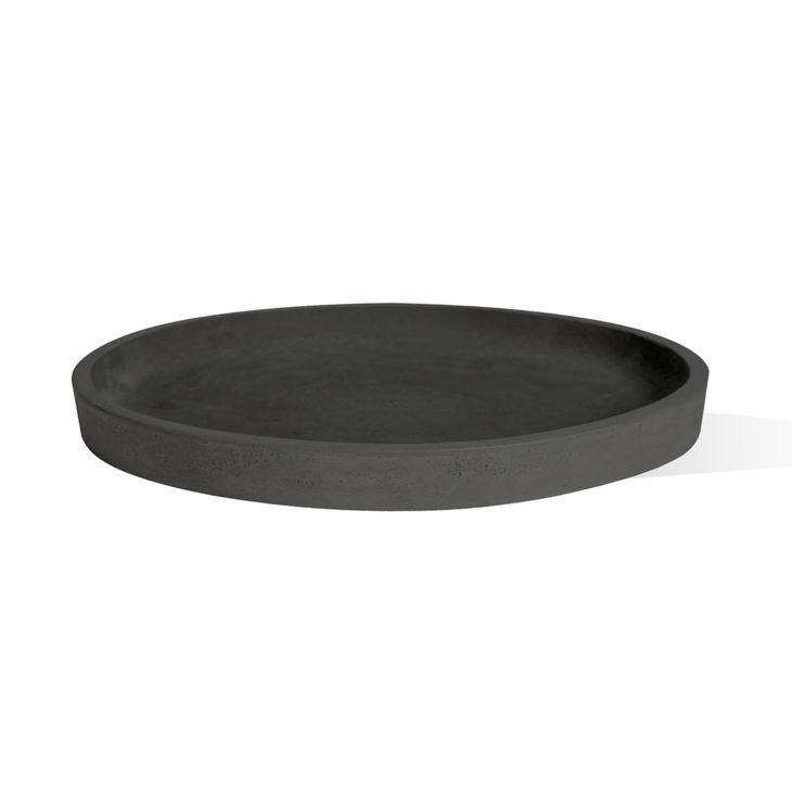 Soucoupe Ronde Anthracite Ø30