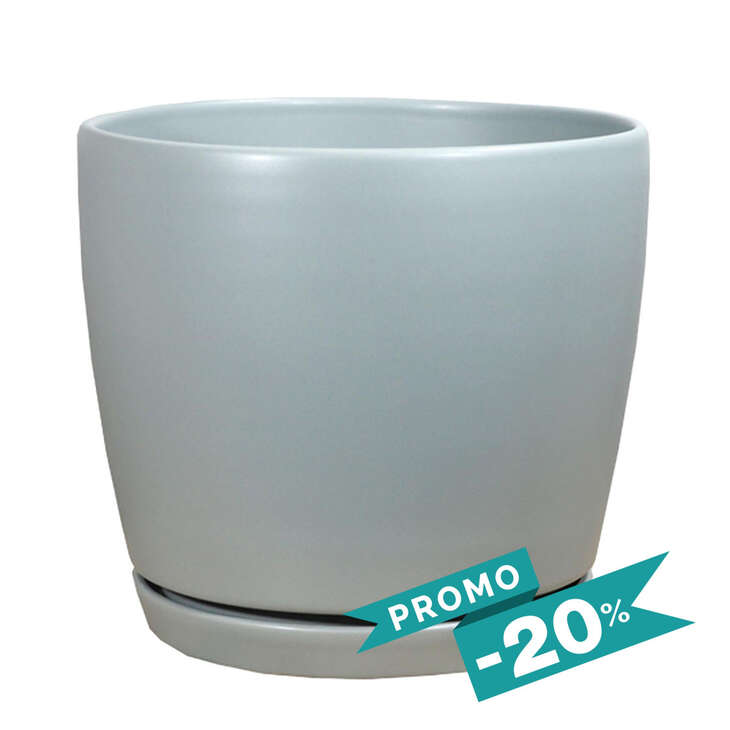 Kit • Sublime // Pot Egg & Soucoupe Ciel Ø20