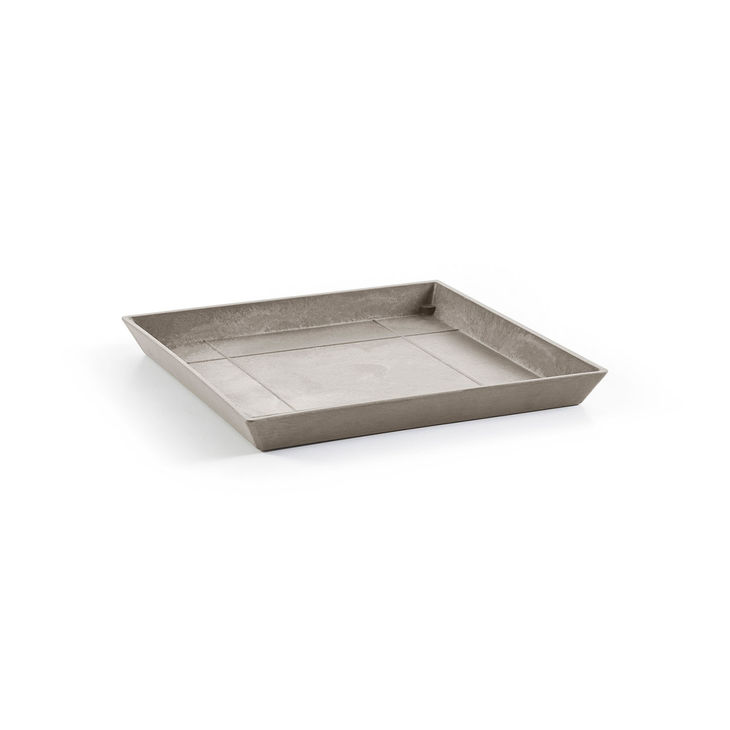 Ecopots • Soucoupe Carré Taupe L35,5