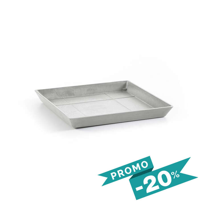 Ecopots • Soucoupe Carré Blanc L28