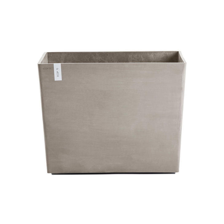 Paris • Jardinière Taupe L85 (Roulettes incluses)