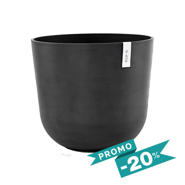Oslo • Pot Anthracite Ø55 (Réserve d'eau incluse)